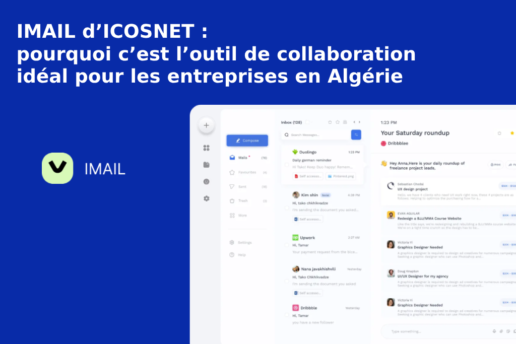 IMAIL d’ICOSNET : l’outil collaboratif idéal en entreprise en Algérie.